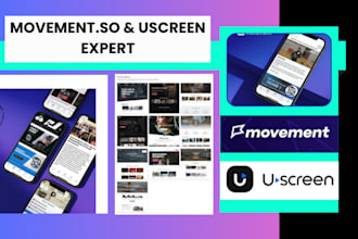 build movement so mobile app web app uscreen app  mysite video library app pwa