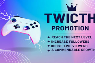 twitch channel promotion for live viewers, live viewers for twitch affiliate