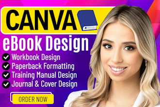 do a kid canva ebook training manual magazine booklet KDP prayer journal design