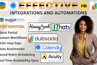 setup integrate honeybook dubsado acuity scheduling calendly zapier sugar CRM