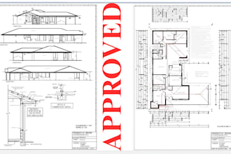 architectural design floor plan site plan city permit building plan autocad plan
