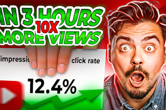 design 1 custom youtube thumbnail in just 3 hours