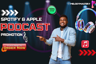 do apple and spotify podcast promotion to USA, UK audience to boost subscribers