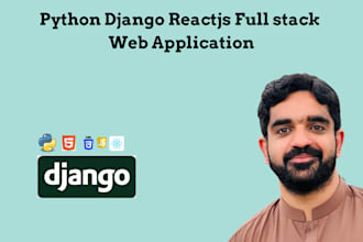 do python django reactjs websites as full stack web developer