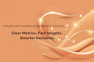 deliver a donor acquisition program analysis within 24 hrs