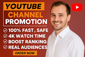 do organic promotion for youtube channel video views subscriber for monetization