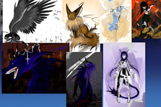 draw epic dragons, fantasy characters, and custom illustrations