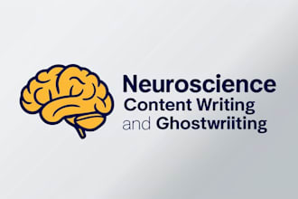 create or ghostwrite neuroscience content