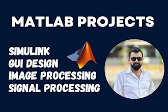 do your matlab, simulink, image, signal processing, gui projects
