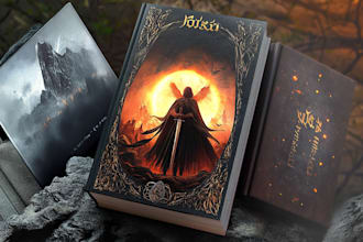 do fantasy book cover design, thriller book cover