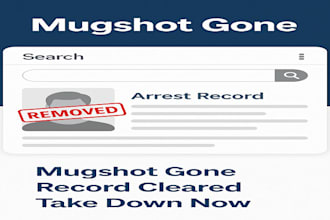 remove your mugshot negative link from google search and improve seo