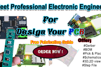 do high quality pcb design, schematics and layout design