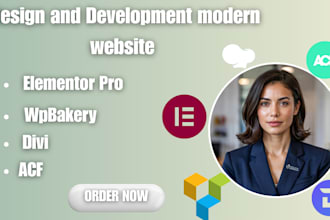 create fix design wpbakery divi visual composer elementor pro acf website