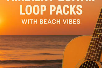 create dreamy jazzy ambient guitar loop packs with beach vibes