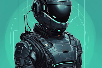 design a spaceship sci fi illustration