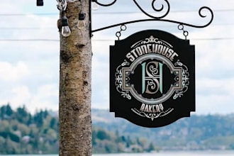 do creative restaurant wine café bakery logo design