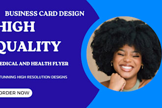 design medical, dental, mental health care flyer, brochure or roll up banner