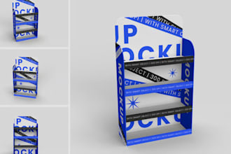design 3d product models, packaging design, realistic box mockups, cad drawing