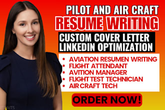 write aviation manager resume, airline pilot, flight attendant, cover letter