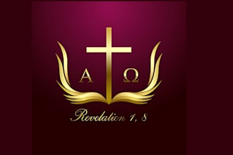 design awesome christian, religious or ministry unique minimalist church logo