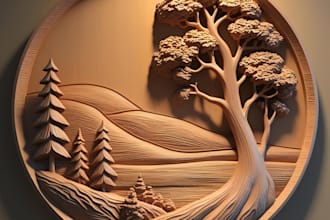 jpeg png image, to 3d bas relief 3d printing 3d wood carving bas relief model
