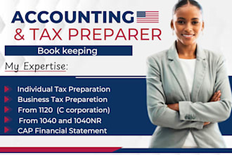 be tax planner, tax consultant for tax accounting and tax compliance services