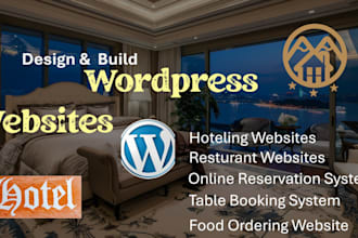 create a hotel  booking  websites on wordpress using motopress