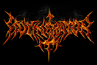 create  black metal, slam, death metal logo design band