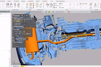 do reverse engineering create industrial product cad design 3d scan cleaning up