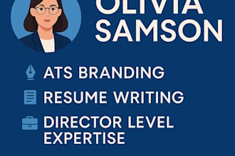 write you resume and cover letter for your director roles