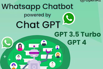do whatsapp chatbot using whatsapp bot API, facebook messenger bot with python
