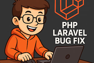 fix PHP laravel website bugs for you