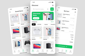 develop e commerce application with marketplace app