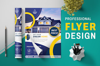 create a professional one pager, flyer, and price list
