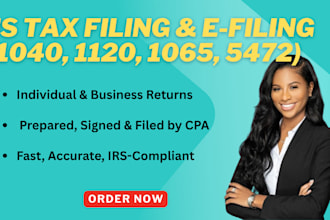 file your US business and individual taxes accurately