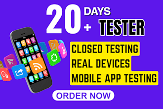 do 12 20 testers, website closed testing, user app testing for google mobile app