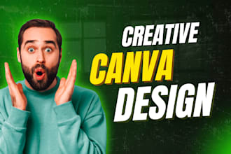create professional canva social media designs and custom posts