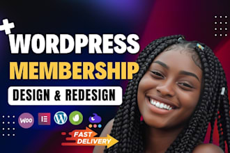 membership website or subscription website on wordpress