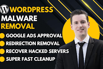 wordpress malware removal, hacked wordpress fix, website recovery service