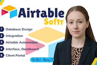 be your airtable database, integrate, automation, setup expert, write formulars