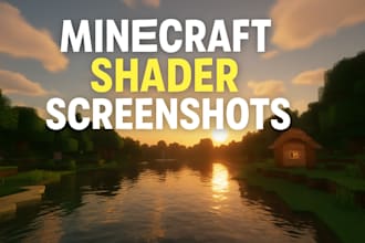 take minecraft screenshots with shaders