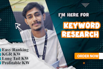 do advanced keyword research and competitor analysis for organic traffic