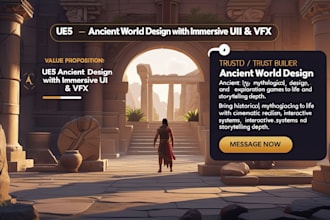 design holy atmosphere unreal engine mythic sites and custom ue5 vfx