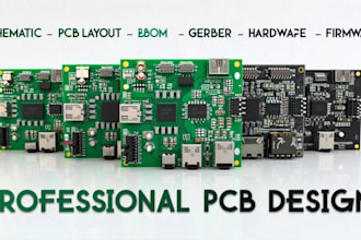 make hardware prototyping, schematic, pcb board designing, arduino, esp32, stm32
