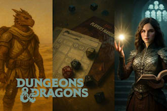 create your dungeons and dragons characters or monsters