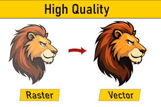 do professional vector tracing of your raster images