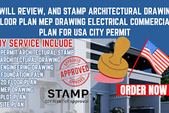 stamp structural plan blueprint lighting plan mep commercial revit architecture