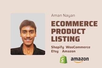 add or update product listings for your ecommerce store