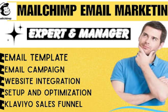set up mailchimp email campaigns, automation, and newsletter design