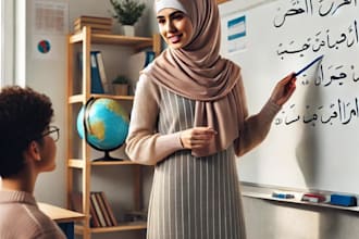 teach arabic language online for non arabic speakers